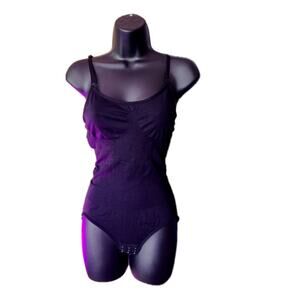 Woman's Shape Wear Slimmimg Body suit Black Size Xl Seamless Under Garment